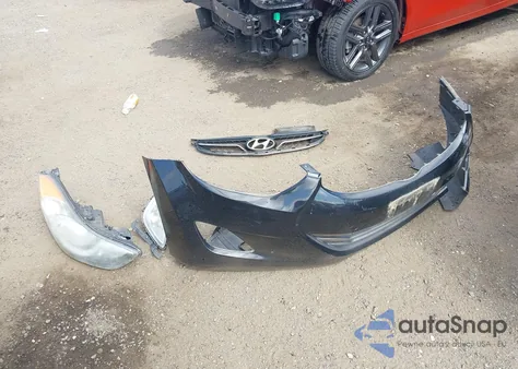 2011 Hyundai Elantra Limited from USA, damaged, VIN 5NPDH4AE4BH076130